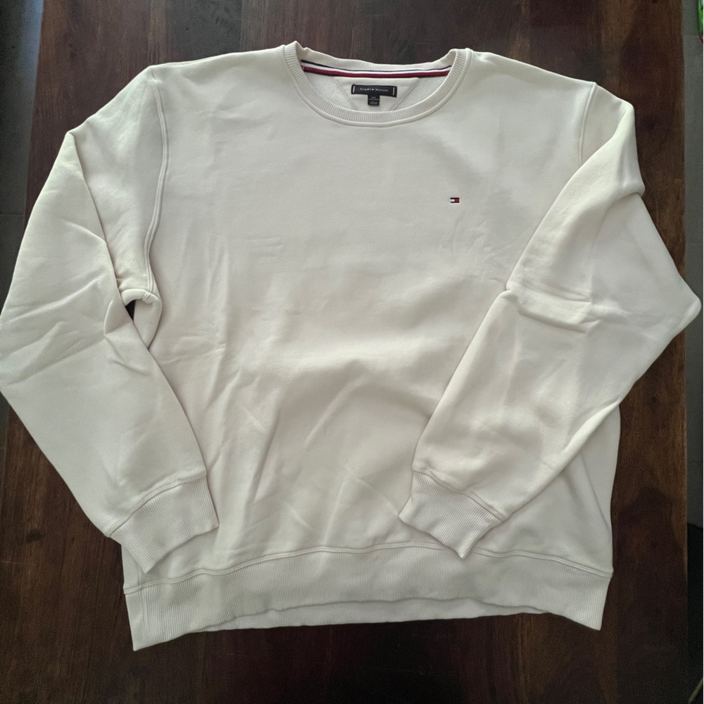 Tommy Hilfiger Off-White Crewneck Sweater